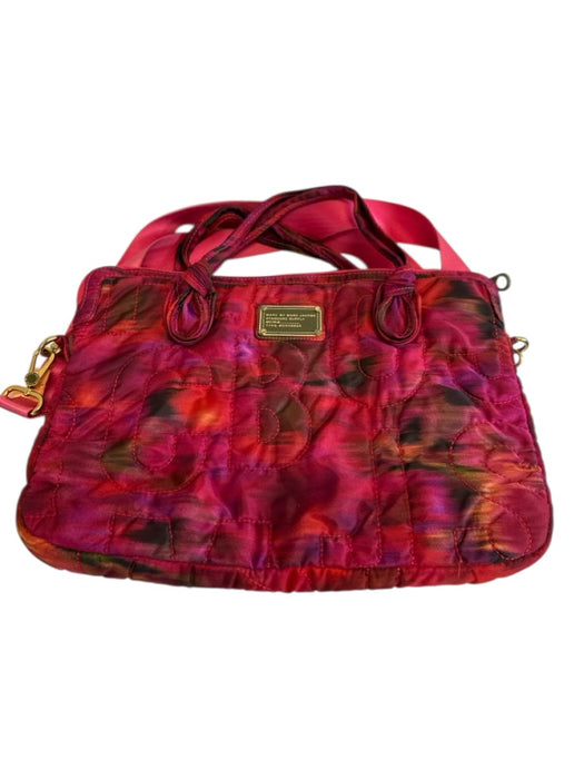Marc By Marc Jacobs Red Multi Nylon Top Handle Quilted Laptop Bag Bag Red Multi / M