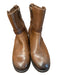 Blondo Shoe Size 7.5 Chocolate Brown Leather Ankle Buckle Gold Hardware Boots Chocolate Brown / 7.5