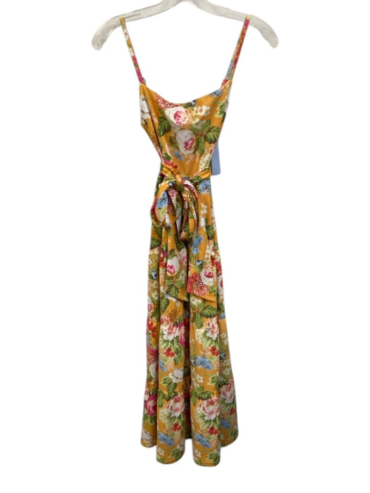 Smith & Quinn Size Small Yellow, Red, Blue Polyester Blend Spaghetti Strap Dress Yellow, Red, Blue / Small