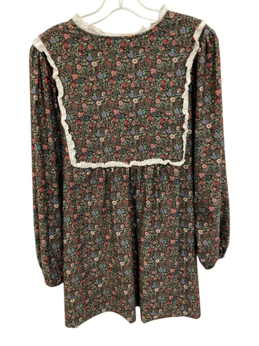 Smith & Quinn Size Medium Red, Blue, Green Polyester Blend Long Sleeve Dress Red, Blue, Green / Medium