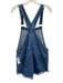 We The Free Size Small Medium Wash Cotton Denim Cargo Pockets Adjustable Romper Medium Wash / Small