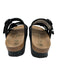 Papillio Birkenstock Shoe Size 37 Black & Beige Leather Multi Strap Sandals Black & Beige / 37