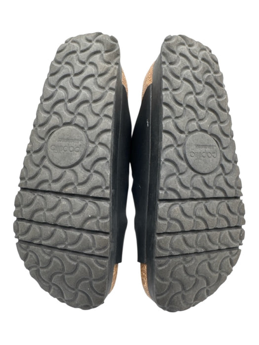 Papillio Birkenstock Shoe Size 37 Black & Beige Leather Multi Strap Sandals Black & Beige / 37