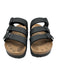 Papillio Birkenstock Shoe Size 37 Black & Beige Leather Multi Strap Sandals Black & Beige / 37