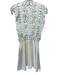 Self-Portrait Size 2 Cream White Cotton Sleeveless Crochet Lace Mini Dress Cream White / 2