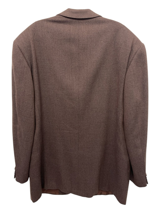 Armani Collezioni Brown Wool 3 button Men's Blazer Brown / 46L