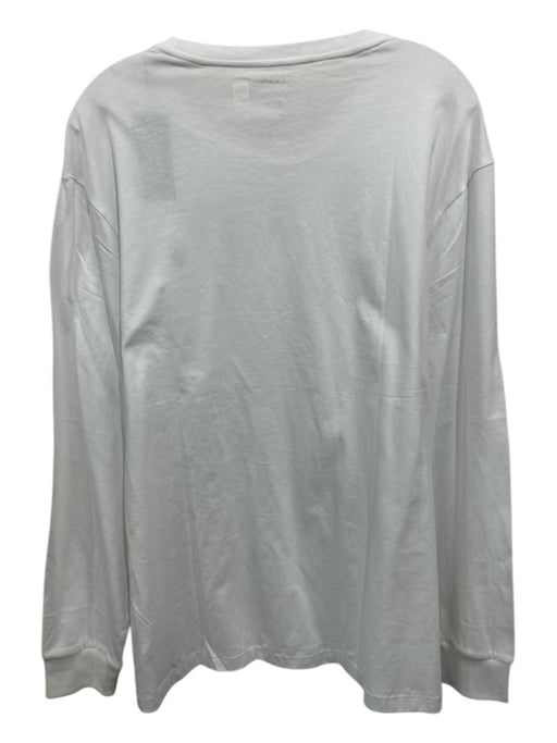 Polo NWT Size XL White Cotton Blend Solid T shirt Crew Men's Long Sleeve Shirt White / XL