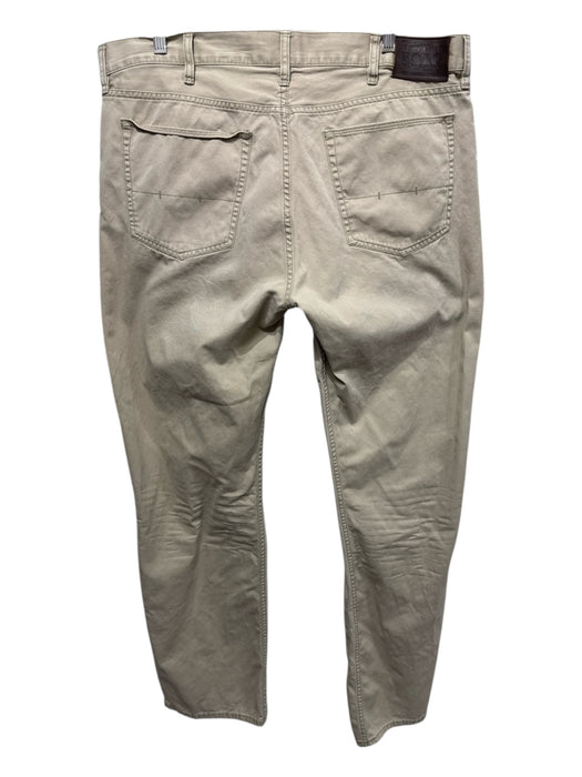 Polo Size 38 Beige Cotton Blend Solid Khakis Men's Pants Beige / 38