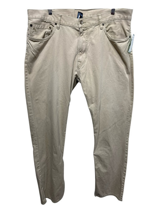 Polo Size 38 Beige Cotton Blend Solid Khakis Men's Pants Beige / 38