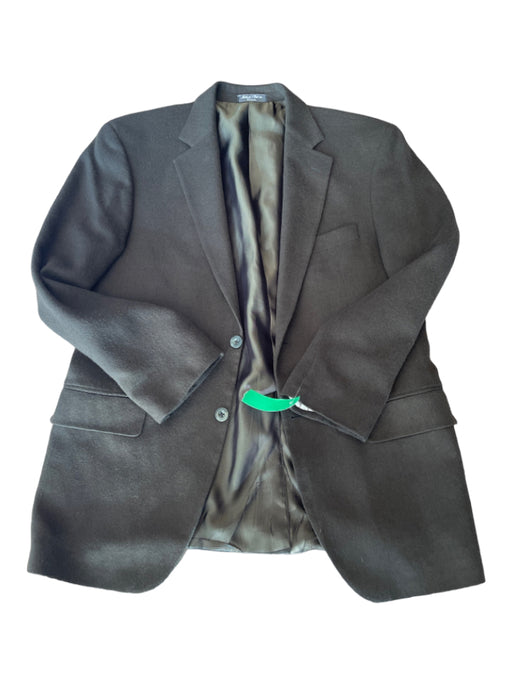 Saks Fifth Ave Olive Wool Blend Solid 2 Button Men's Blazer 40