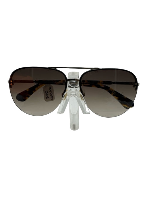 Kate Spade Brown & Gold Acetate & Metal Tortoiseshell Aviator Sunglasses Brown & Gold