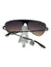 Tom Ford Black Metal Aviator Gradient Lens Brown Lenses Sunglasses Black