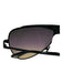 Tom Ford Black Metal Aviator Gradient Lens Brown Lenses Sunglasses Black