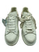 Alexander McQueen Shoe Size 37 White & Pink Leather round toe lace up Sneakers White & Pink / 37