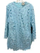 Tuckernuck Size XL Light Blue Cotton Floral Embroidered Lace Overlay Dress Light Blue / XL