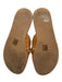 Rag & Bone Shoe Size 38.5 Tan & Gold Suede Round Toe Gold Hardware Slide Sandals Tan & Gold / 38.5