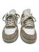 Veja Shoe Size 9 White & Beige Leather & Suede Lace Up Low Top Sneakers White & Beige / 9