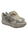 Golden Goose Shoe Size 39 White & Silver Leather & Mesh Lace Up Low Top Sneakers White & Silver / 39