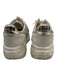 Golden Goose Shoe Size 39 White & Silver Leather & Mesh Lace Up Low Top Sneakers White & Silver / 39