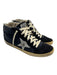Golden Goose Shoe Size 40 Dark Blue & White Suede leather Lace Up Sneakers Dark Blue & White / 40