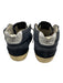 Golden Goose Shoe Size 40 Dark Blue & White Suede leather Lace Up Sneakers Dark Blue & White / 40