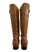 Frye Shoe Size 8B Cognac Brown Leather Side Zip Gunmetal Hardware Boots Cognac Brown / 8B