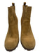 Tory Burch Shoe Size 10.5 Camel Brown Suede round toe Chelsea Booties Camel Brown / 10.5