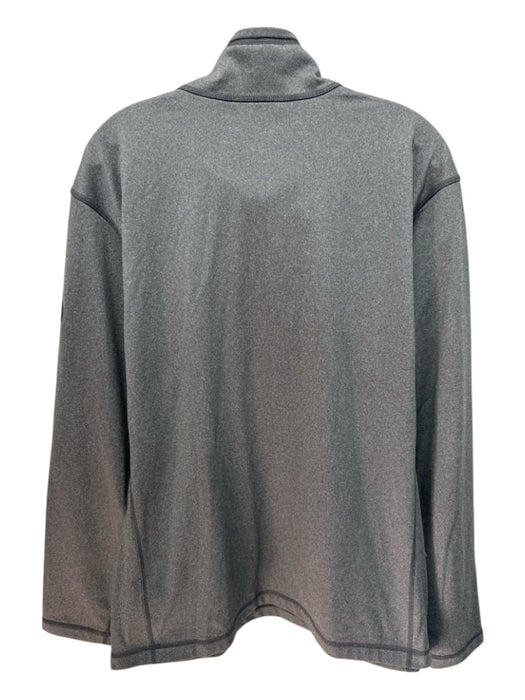 The North Face Size L Gray Synthetic Solid Quarter Zip Men's Long Sleeve Shirt Gray / L