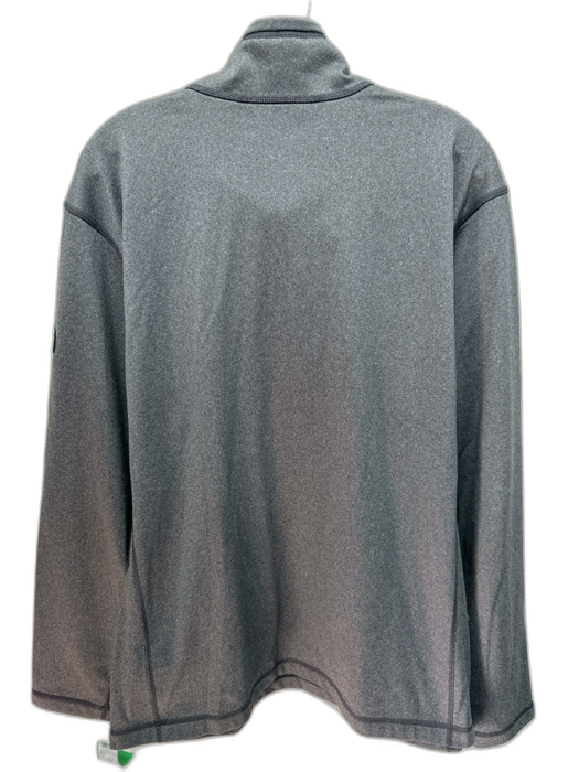 The North Face Size L Gray Synthetic Solid Quarter Zip Men's Long Sleeve Shirt Gray / L