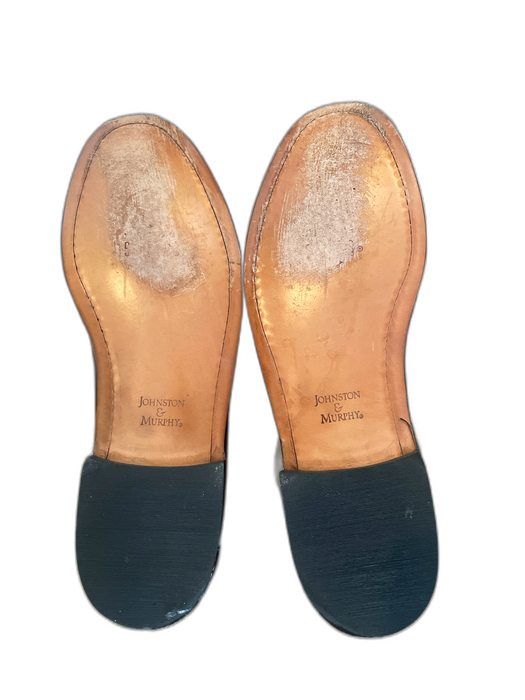 Johnston & Murphy Shoe Size 11 Brown Leather Slip On Loafer Dress Men's Shoes Brown / 11