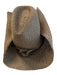 Wallaroo Brown Straw Tie Detail Rolled Brim Hat Brown / One Size