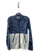 Tommy Bahama Size XS Navy & white Nylon Pattern Block Zip Up Athletic Jacket Navy & white / XS