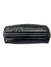 Think Royln Black Polyester Quilted Multiple Straps Magnetic Snap Closure Bag Black