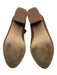 Steve Madden Shoe Size 7 Tan Leather Upper Suede Back Zip Block Heel Booties Tan / 7