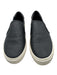 Ugg Shoe Size 6 Black & White Leather Upper Round Toe Elastic Slip On Sneakers Black & White / 6