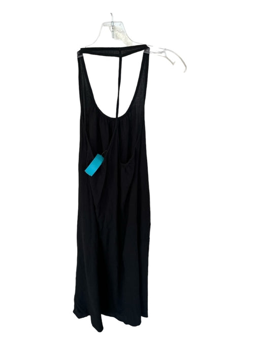 9 Seed Size One Size Black Cotton Racerback Maxi Dress Black / One Size