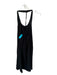 9 Seed Size One Size Black Cotton Racerback Maxi Dress Black / One Size