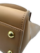 Zac Zac Posen Brown Leather Gold hardware Folding Clasp Satchel Top Handle Bag Brown / M