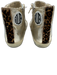 Golden Goose Shoe Size 39 Platinum, Gold, Silver, Brown High Top Laces Sneakers Platinum, Gold, Silver, Brown / 39