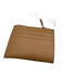 Mario Valentino Spa Brown Leather Card Holder Zip Pocket Wallets Brown
