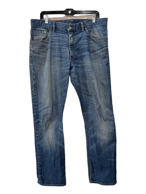 Raleigh Denim Size 36 Medium Light Wash Cotton Blend Solid Jean Men's Pants 36