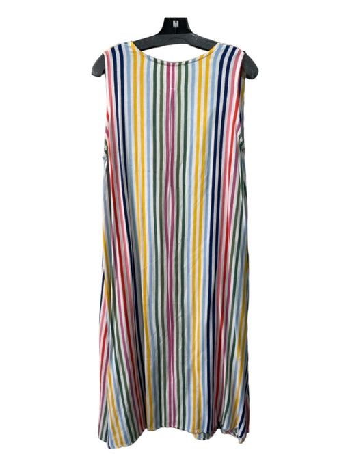 Curation Emerson Fry Size XS/S White & Multi Modal Sleeveless Rainbow Maxi Dress White & Multi / XS/S