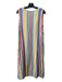 Curation Emerson Fry Size XS/S White & Multi Modal Sleeveless Rainbow Maxi Dress White & Multi / XS/S