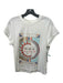 Spirtual Gangster Size XS White & Multi Cotton Sun & Moon T Shirt Top White & Multi / XS