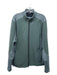 Greyson Size L Green Synthetic Solid Zip UP Men's Jacket Green / L