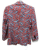 Veronica Beard Size 2 Red, White & Blue Linen Blend Abstract Floral Jacket Red, White & Blue / 2