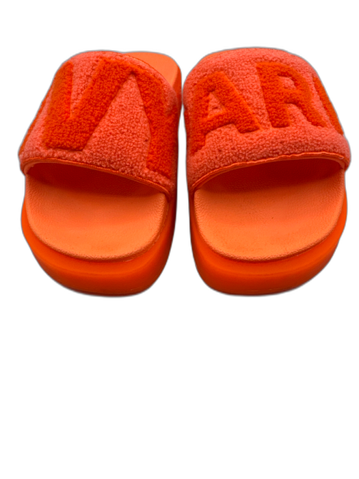 Adidas x Ivy Park Shoe Size 7 Neon Orange textile upper Terry Cloth Sandals Neon Orange / 7