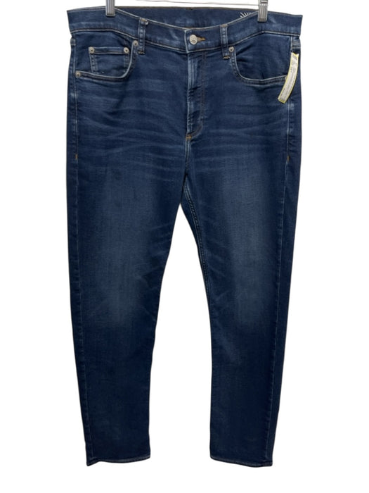 Faherty Size 34 medium dark wash Cotton Blend Solid Jean Men's Pants medium dark wash / 34