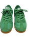 Puma Shoe Size 6 Green & White Nylon Suede Color & Fabric Block Lace Up Sneakers Green & White / 6