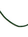 Green & Gold 925 Silver Faceted Stone Tennis Thin Hinge Clasp Necklace Green & Gold